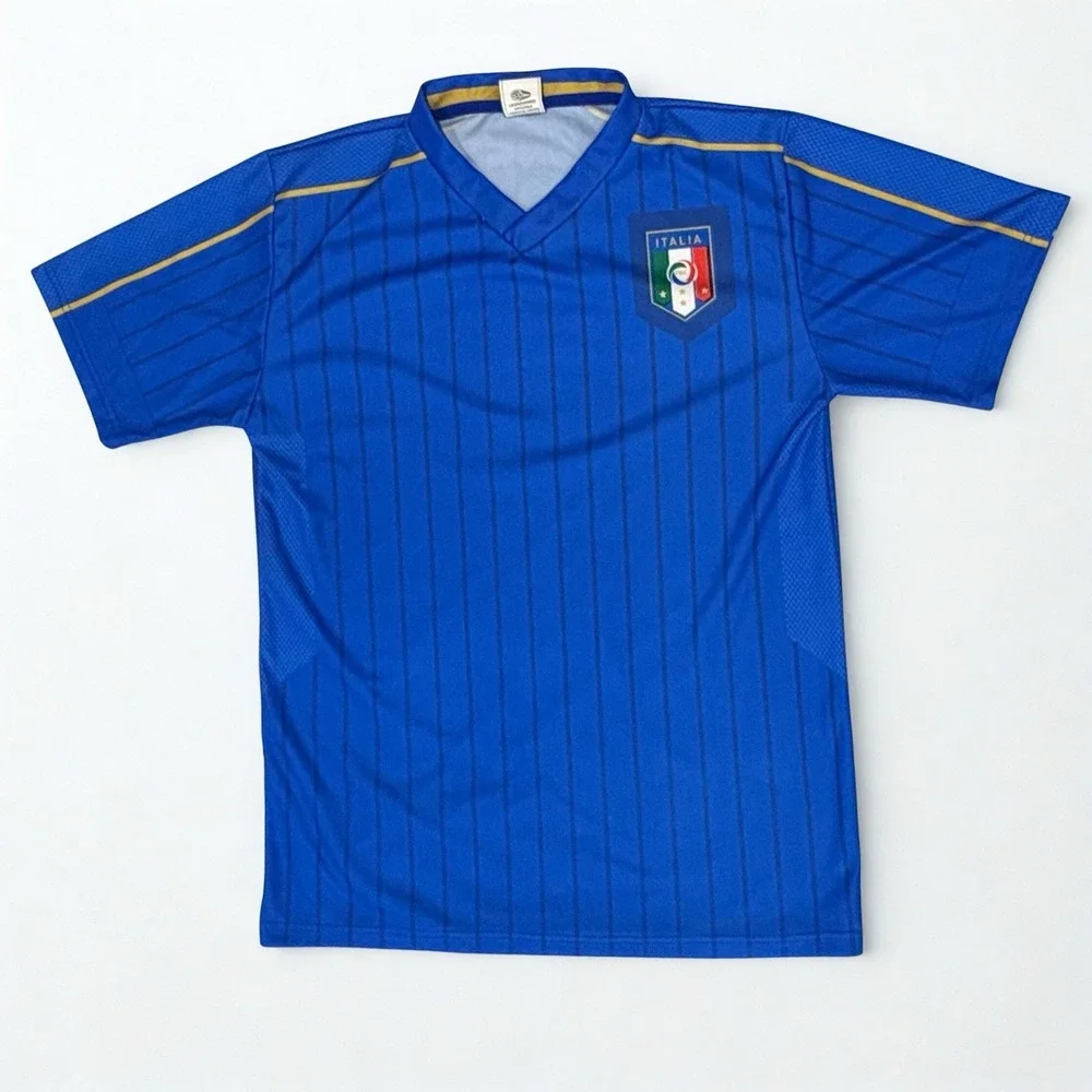 Italy FIGC Italia National Football Soccer Jersey Shirt Women's Size Small Blue - Picture 1 of 7